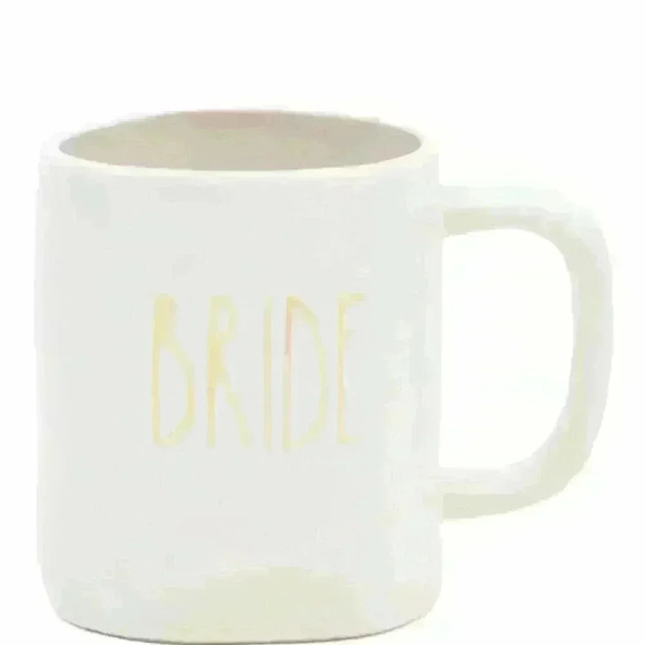 NEW - BRIDE 💍  - Beautiful ceramic Rae Dunn Coffee Mug/Cup with GOLD lettering - Picture 1 of 2